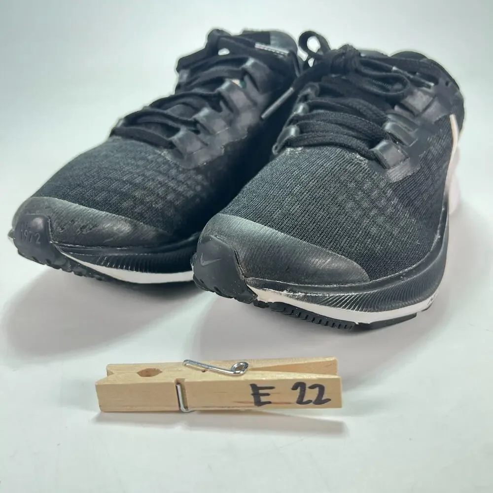 Nike Air Zoom Pegasus 37 Black White Running Shoes CJ2099-002 Youth Size 1.5Y